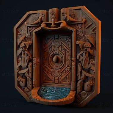 3D модель Гра Water Closet The Forbidden Chamber (STL)